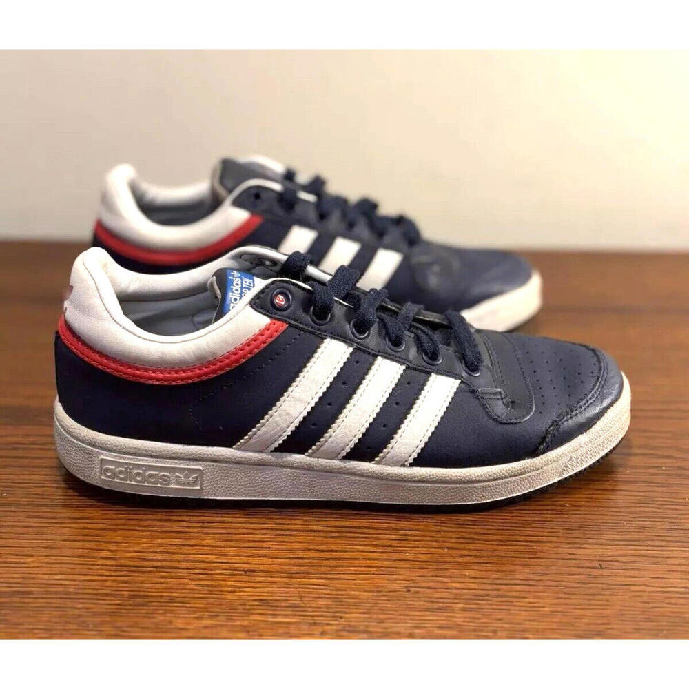 Adidas Top Ten Low Leather Red/White/Blue Child Sneakers Shoes C77184  Size 5